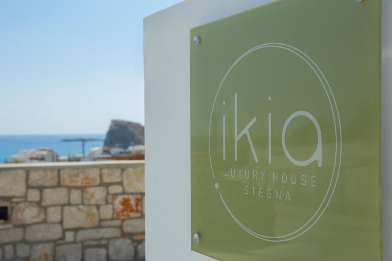 הוילה ארכאנגלוס Ikia Seascape At Stegna מראה חיצוני תמונה